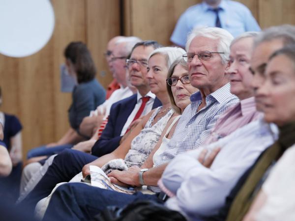 Blick ins Publikum bei der PNN-Podiumsdiskussion zur Oberbürgermeisterwahl in Potsdam. 