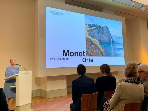 Eröffnung der Ausstellung "Monet. Orte" im Museum Barberini in Potsdam.