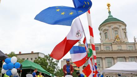 Das Europafest fand 2018 auf dem Alten Markt in Potsdam statt - wie auch in diesem Jahr geplant.