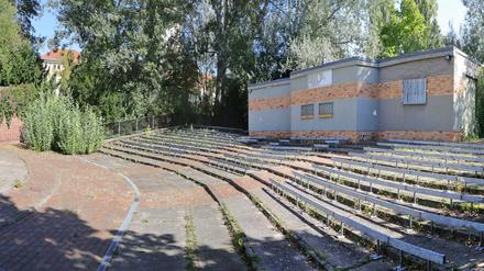 Die Freilichtbühne auf der Potsdamer Freundschaftsinsel soll eigentlich abgerissen werden.