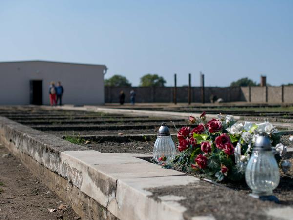 Gedenkstätte Sachsenhausen auf dem Gelände des ehemaligen Konzentrationslagers.