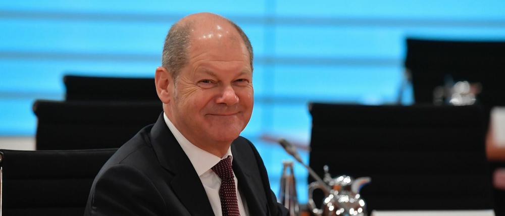 Bundesfinanzminister und Vize-Kanzler Olaf Scholz (SPD).