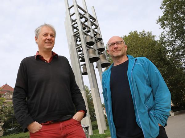 Kritiker der Stiftung Garnisonkirche: Philipp Oswalt und Carsten Linke.