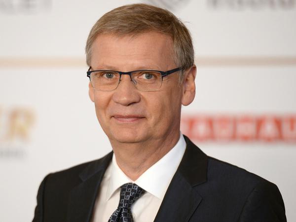 Moderator Günther Jauch.
