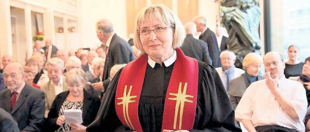 Schweres Erbe: Cornelia Radeke-Engst ist neue Garnisonkirchenpfarrerin.
