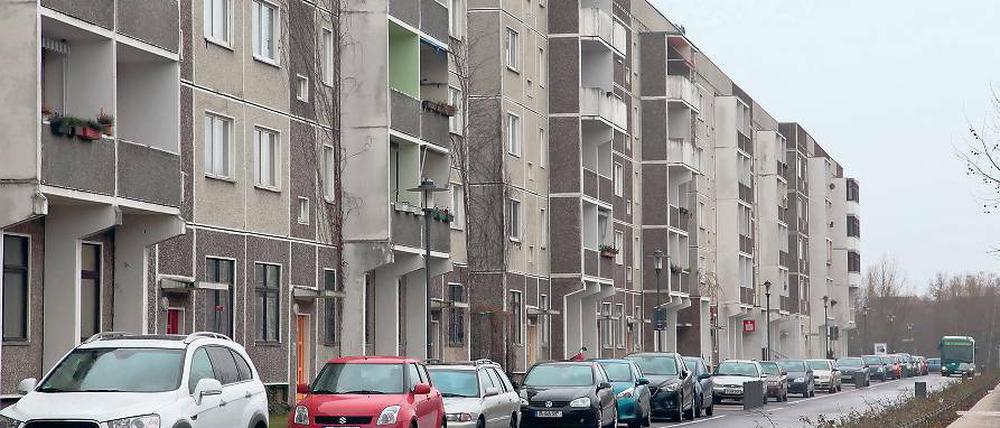 Pläne für die Platte. Aus dem Block in der Konrad-Wolf-Allee sollen moderne, energieeffiziente Wohnungen werden. Damit sie trotzdem erschwinglich bleiben, fließen Fördergelder in Millionenhöhe.