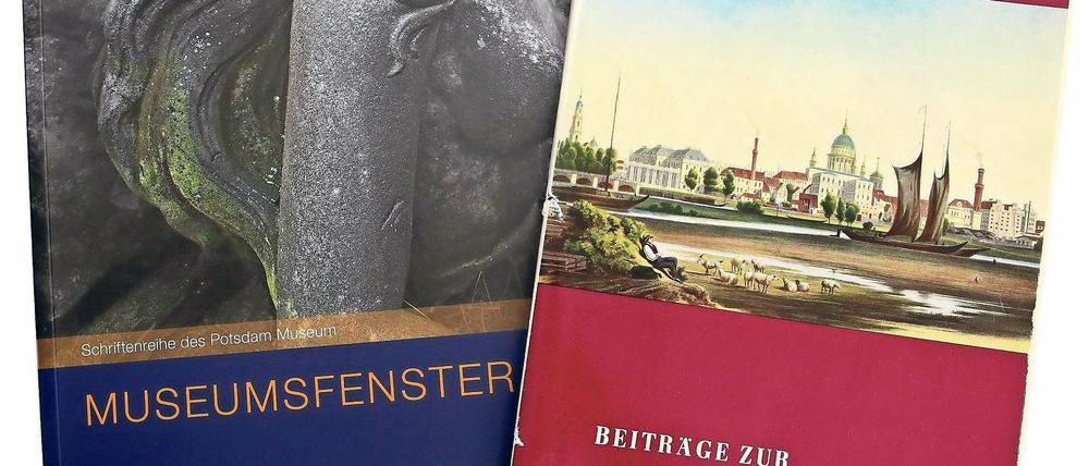 Altes und Neues. Die „Beiträge zur Potsdamer Geschichte“ von 1969 gibt es heute nur noch antiquarisch. Das „Museumsfenster setzt die Tradition fort.