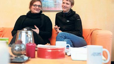 Chillout. Katharina Tietz (links) und Manuela Schulz von Chillout e.V.