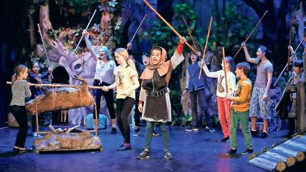 Die Vorbereitungen für das Stück „Robin Hood“ laufen schon seit Mai.