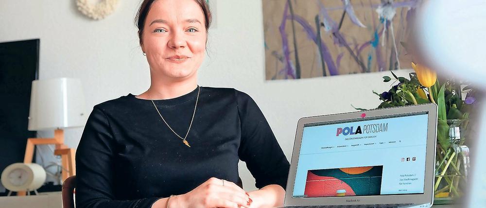 Nicht nur sammeln. Carolin Jähnig möchte bunte Geschichten rund um Familien in Potsdam im Online- Magazin „Pola“ vorstellen. Ab heute ist es online zu lesen.