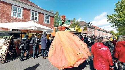 Trubel in der Mittelstraße. Mit Tulpen und niederländischer Kunst und Kultur soll das Tulpenfest nun doch gefeiert werden – am 21. und 22. April und wie früher direkt im Viertel in der Mittel- und Benkertstraße.