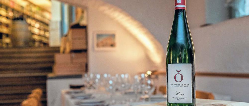 Familientradition. Günther Jauch führt mit seiner Frau seit 2010 das Weingut von Othegraven. In der Weinhandlung In Vino in der Dortustraße sind die Weine zu haben.