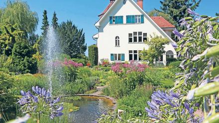 Es grünt und blüht. Wegen der intensiven Pflege der Gärtner – Überstunden und Wochenenddienste inklusive – ist der Karl-Foerster-Garten trotz der Hitze eine Oase.