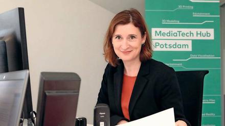 Andrea Wickleder, Managerin des MediaTech Hub Potsdam.