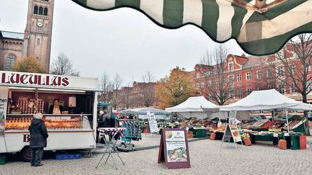 Vom 24. Dezember bis 5. Januar soll der Wochenmarkt am Bassinplatz in Potsdam geschlossen bleiben.