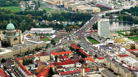 Hunderttausende kamen 2005 zur Einheitsfeier Potsdam.