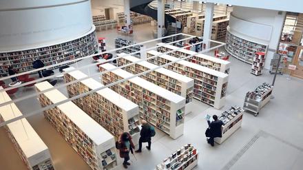 Die Potsdamer Stadt- und Landesbibliothek verzeichnet steigende Besucherzahlen.