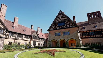 Derzeit dürfen maximal 215 Besucher täglich das Schloss Cecilienhof betreten. 