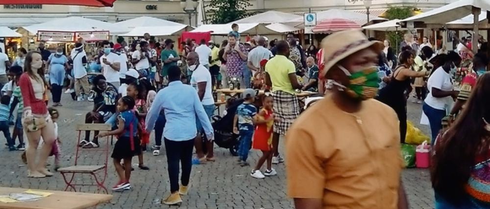 Das Afrikafest am Brandenburger Tor.