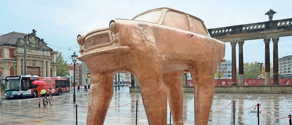 Stadt und Aussteller wollen die Skulptur in Potsdam belassen.
