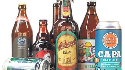 Der Bierladen "Bierlese" führ mehrere hundert Biere.