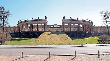 Der Weinberg auf dem Schloss Sanssouci thront ist einer der Spitzenberge der Stadt, sagt Mörtl.