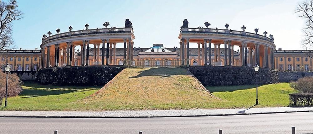 Der Weinberg auf dem Schloss Sanssouci thront ist einer der Spitzenberge der Stadt, sagt Mörtl.