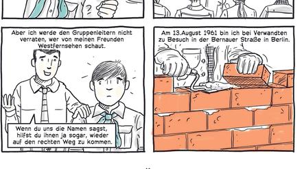 Ein Comic, der das Leben und die DDR-Flucht eines Jugendlichen aus Brandenburg schildert.