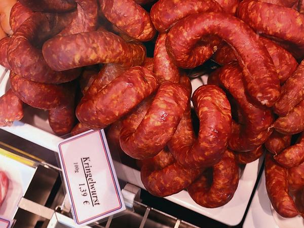 Kringelwurst ist das Markenzeichen der Fleischerei Buttgereit. 