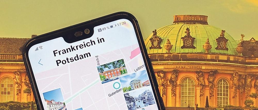 Über die kostenlose Barberini-App können Potsdams französische Seiten erkundet werden.