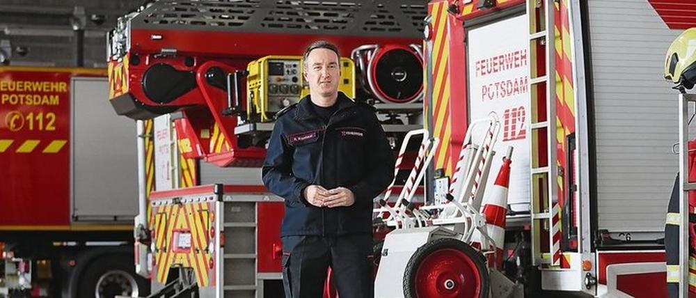 Seit 2019 in Potsdam: Feuerwehrchef Ralf Krawinkel.