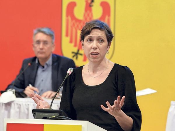 Sarah Zalfen ist Chefin der SPD-Fraktion in der Stadtverordnetenversammlung. 