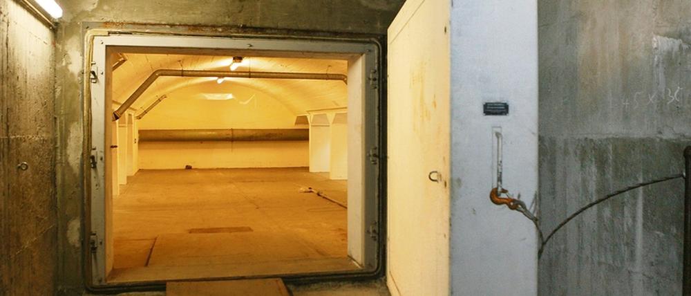 Das Innere des Brauhausbergs. 2014 gelang ein Blick in den Bunker unterhalb der früheren SED-Bezirkszentrale.