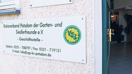 In Babelsberg: Die VGS-Geschäftsstelle in der Paul-Neumann-Straße.