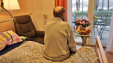 Wolfgang Bräsicke lebt seit Oktober im Hospiz auf Hermannswerder und fühlt sich gut aufgehoben. Im Durchschnitt bleiben die Gäste – wie es im Hospiz heißt – nicht so lange. Man versuche alles, damit sie nicht leiden müssen.