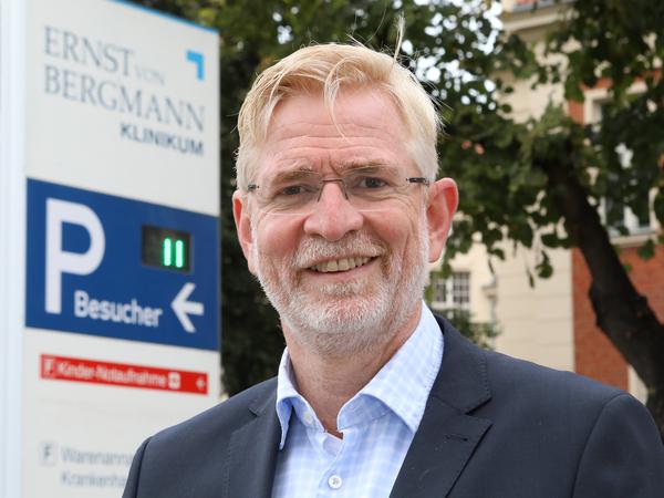 Hans-Ulrich Schmidt, Geschäftsführer des Bergmann-Klinikums.
