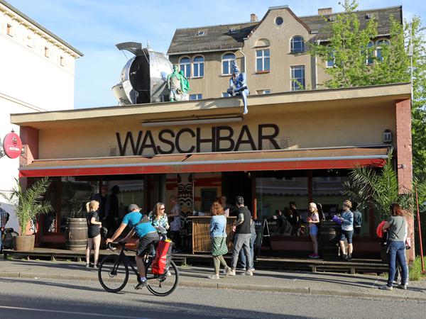 Kiezkneipe und Waschsalon "Waschbar" in Potsdam-West.