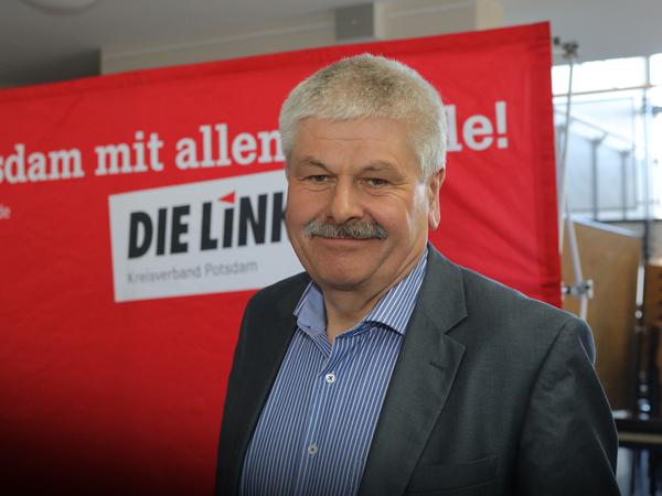 Linke-Fraktionschef Hans-Jürgen Scharfenberg.