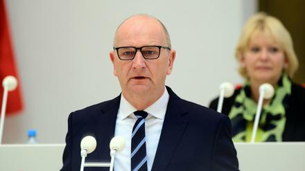 Ministerpräsident Dietmar Woidke (SPD) sprach am Mittwoch im Landtag.