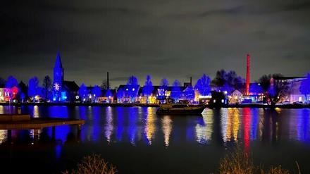 Die illuminierte Insel Werder (Havel): Der Lichtblick der Leserin Claudia Cerreto