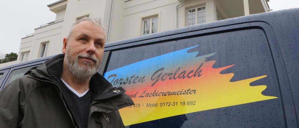 Maler- und Lackierermeister Torsten Gerlach.