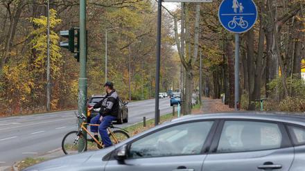 Die Sicherheit für Radfahrer in der Heinrich-Mann-Allee soll verbessert werden.