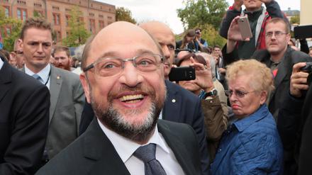 Auch für seinen Kanzler-Wahlkampf hatte Martin Schulz im September 2017 Potsdam besucht.