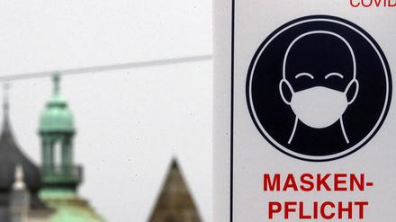 In vielen Teilen der Innenstadt gilt in Potsdam eine Maskenpflicht