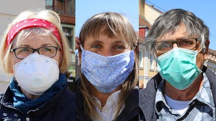 Potsdamer tragen Masken - ob medizinische Maske, selbst genähte Alltagsmaske oder OP-Maske.