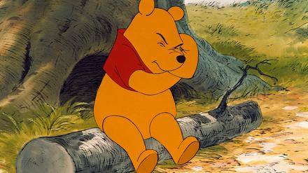 Das Bild zeigt eine Szene aus dem Walt-Disney-Zeichentrickfilm "Pu der Bär".