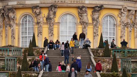 Treppen wie hier am Schloss Sanssouci sind für viele Menschen mit Behinderung ein Hindernis.