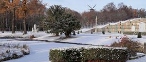Eingeschneit: Der Park Sanssouci im vergangenen Dezember.