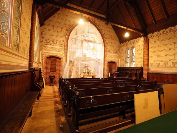 Im Innenraum der Kirche soll Überdecktes wieder sichtbar werden. 