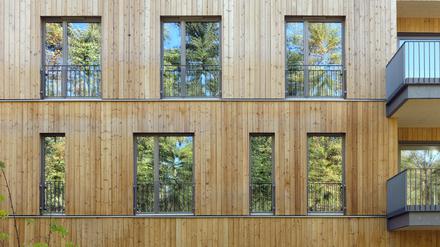 Das Holzhaus am Waldpark ist auch zum Tag der Architektur für Besichtigungen geöffnet.